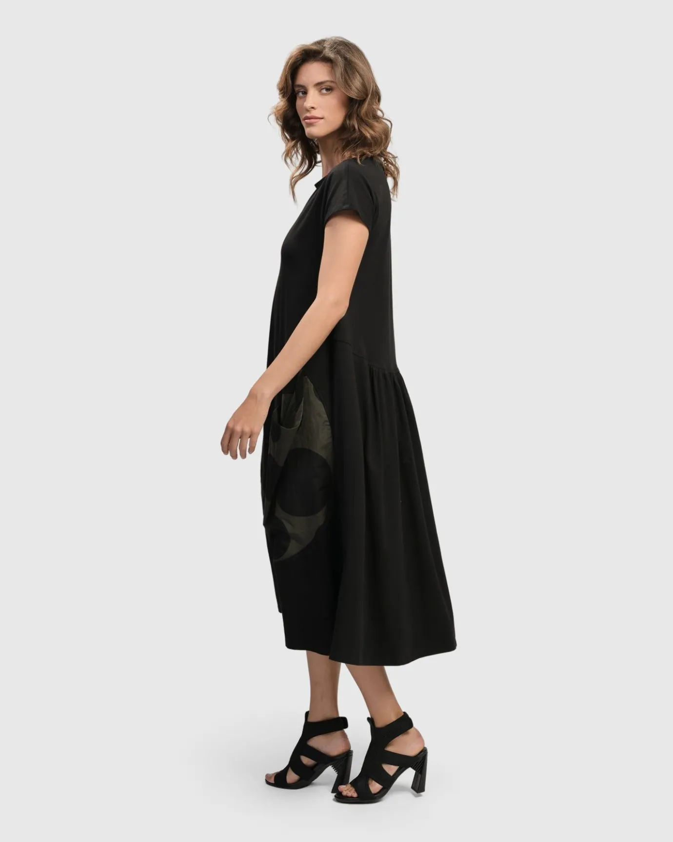 Women Alembika Dresses<Urban Melody Midi Dress, Khaki
