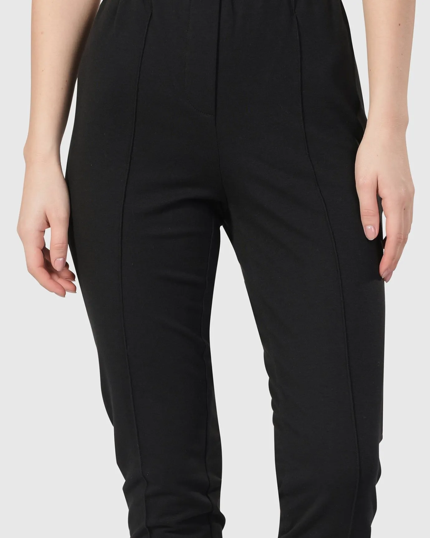 Women Alembika Pants & Skirts<Urban Metropolitan Slim Trousers, Black