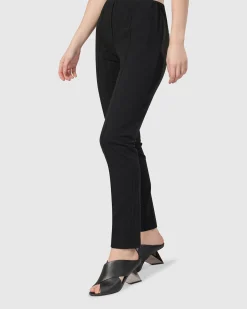 Women Alembika Plus<Urban Metropolitan Slim Trousers, Black