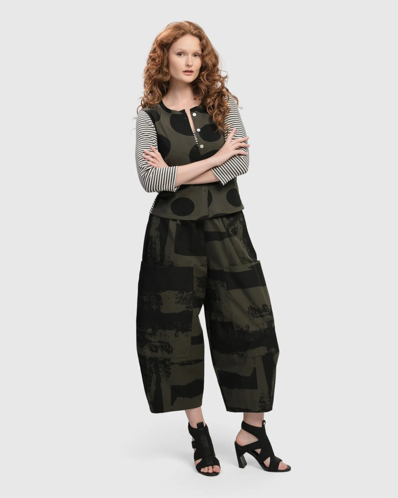 Women Alembika Tops & Tunics<Urban Mononoke Cardigan Top, Stripes