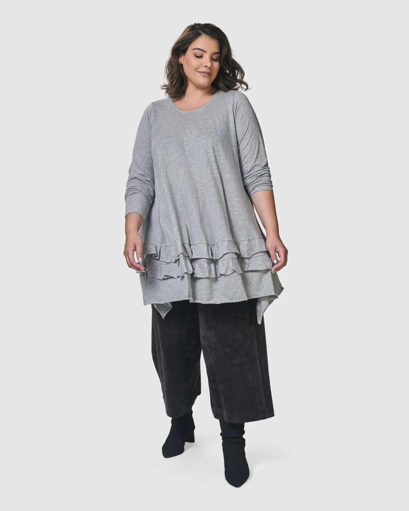 Women Alembika Tops & Tunics<Urban Options Top, Gray