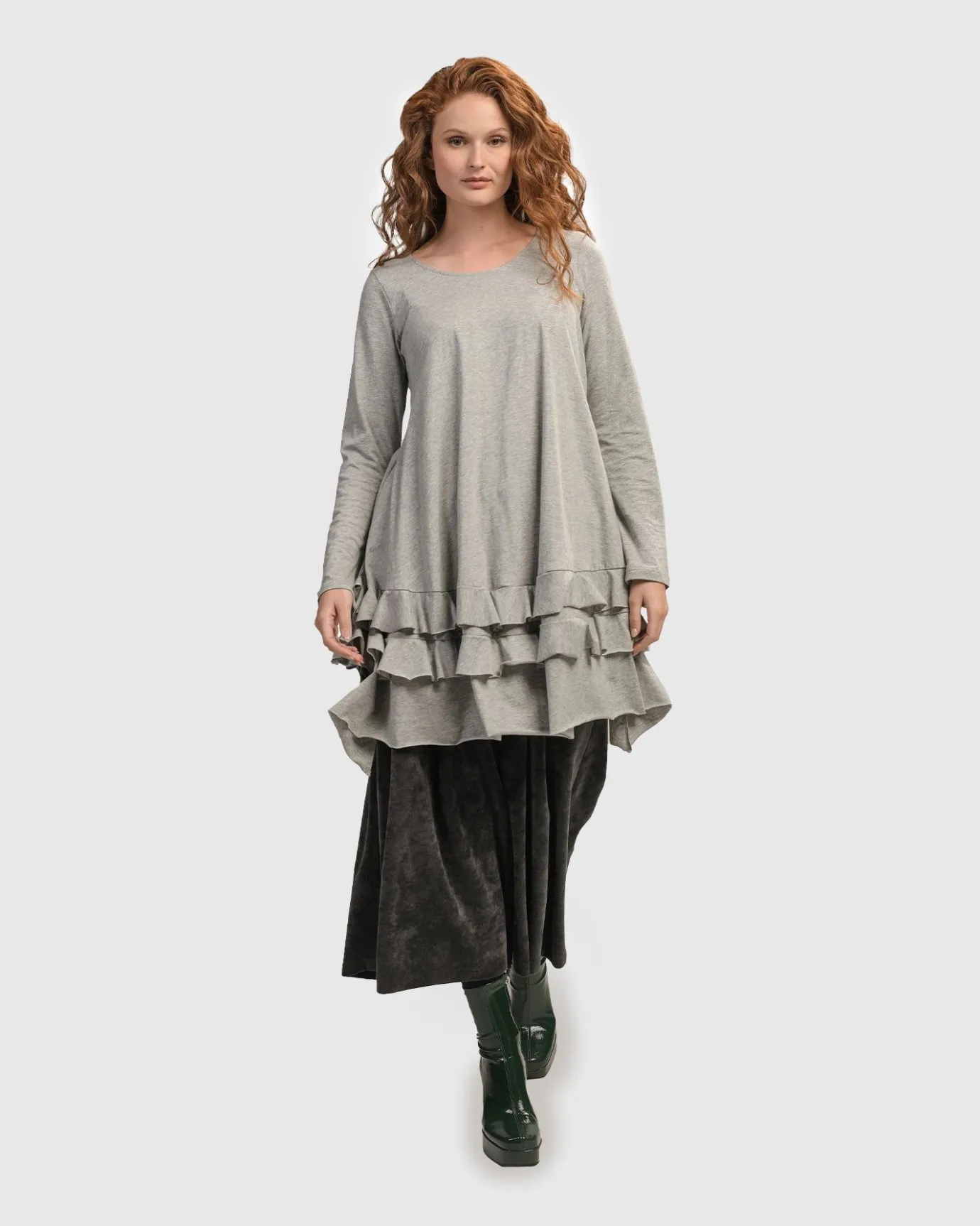Women Alembika Tops & Tunics<Urban Options Top, Gray
