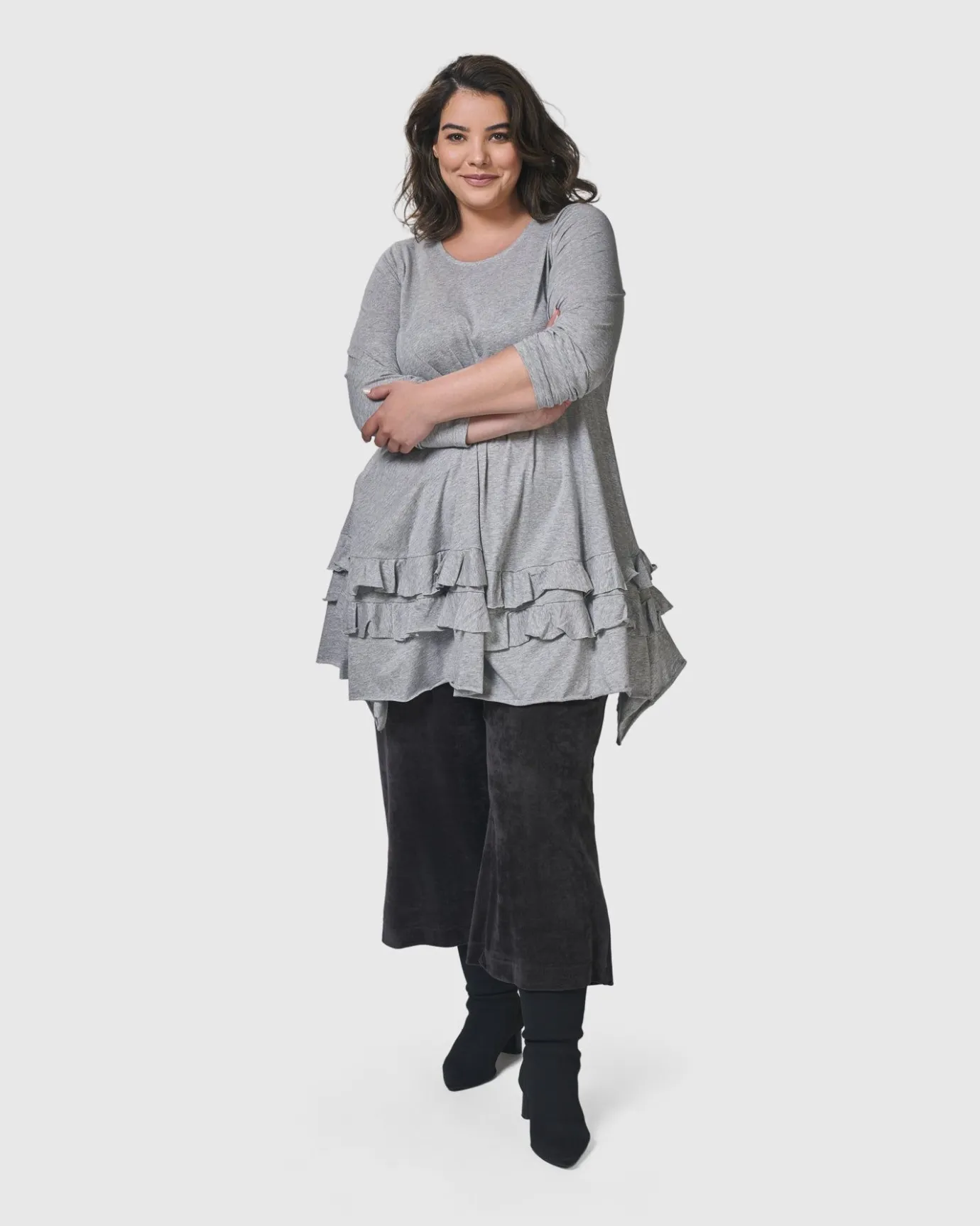 Women Alembika Tops & Tunics<Urban Options Top, Gray