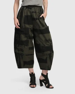 Women Alembika Plus<Urban Origami Barrel Pants, Khaki