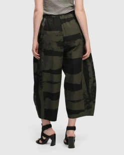Women Alembika Plus<Urban Origami Barrel Pants, Khaki