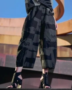 Women Alembika Plus<Urban Origami Barrel Pants, Khaki