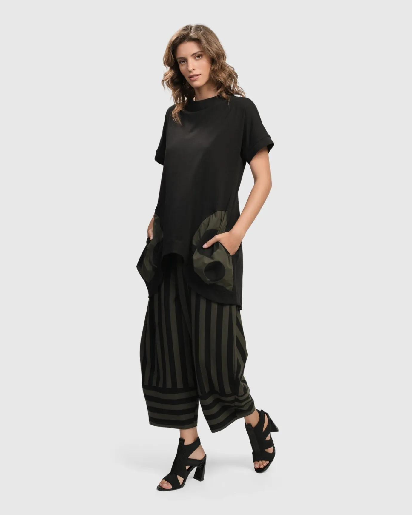 Women Alembika Pants & Skirts<Urban Orion Lantern Pants, Khaki