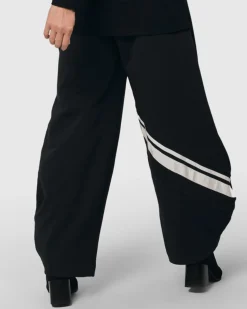 Women Alembika Pants & Skirts<Urban Ribbon Punto Pants, Black