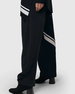Women Alembika Plus<Urban Ribbon Punto Pants, Black