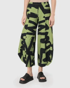 Women Alembika Pants & Skirts<Urban Ripley Punto Pants, Green Marker