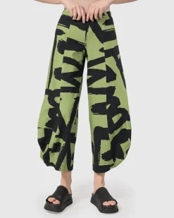 Women Alembika Pants & Skirts<Urban Ripley Punto Pants, Green Marker