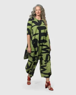 Women Alembika Plus<Urban Ripley Punto Pants, Green Marker