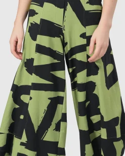 Women Alembika Plus<Urban Ripley Punto Pants, Green Marker