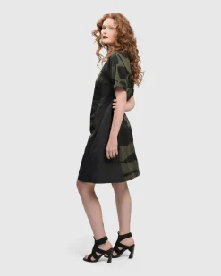 Women Alembika Plus<Urban Sapporo Shift Dress, Khaki