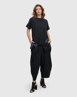 Women Alembika Plus<Urban Skyfall Lantern Pants, Navy