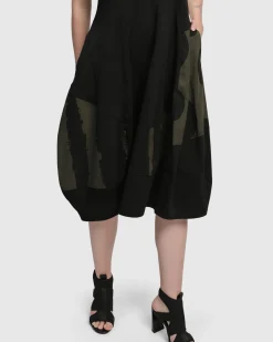 Women Alembika Plus<Urban Sleeveless Cocoon Dress, Khaki