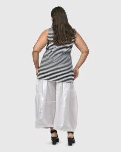 Women Alembika Plus<Urban Sleeveless Mockneck Top, Navy