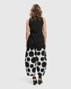 Women Alembika Plus<Urban Sleeveless Mockneck Top, Black