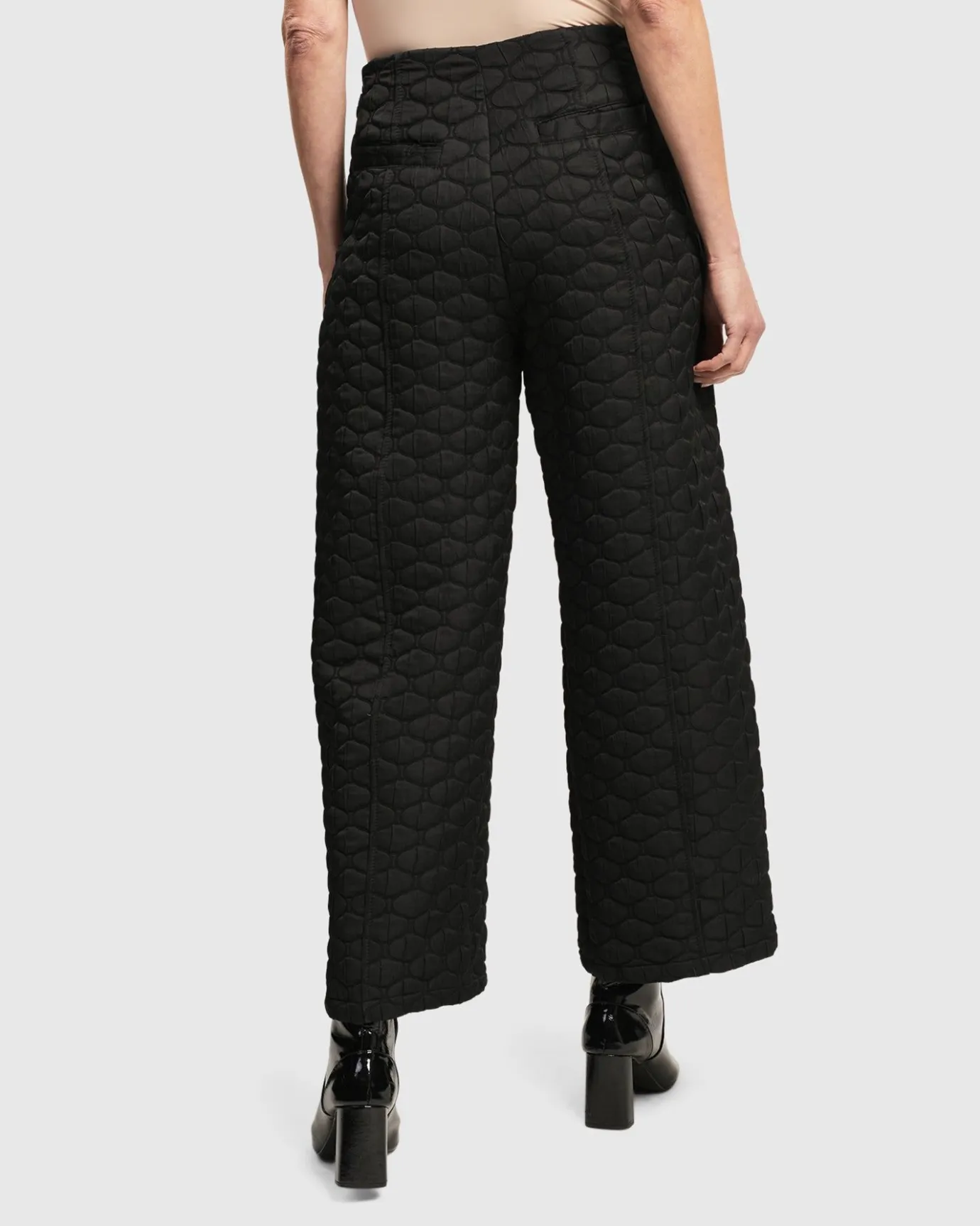 Women Alembika Plus<Urban Soft Punk Culottes, Black