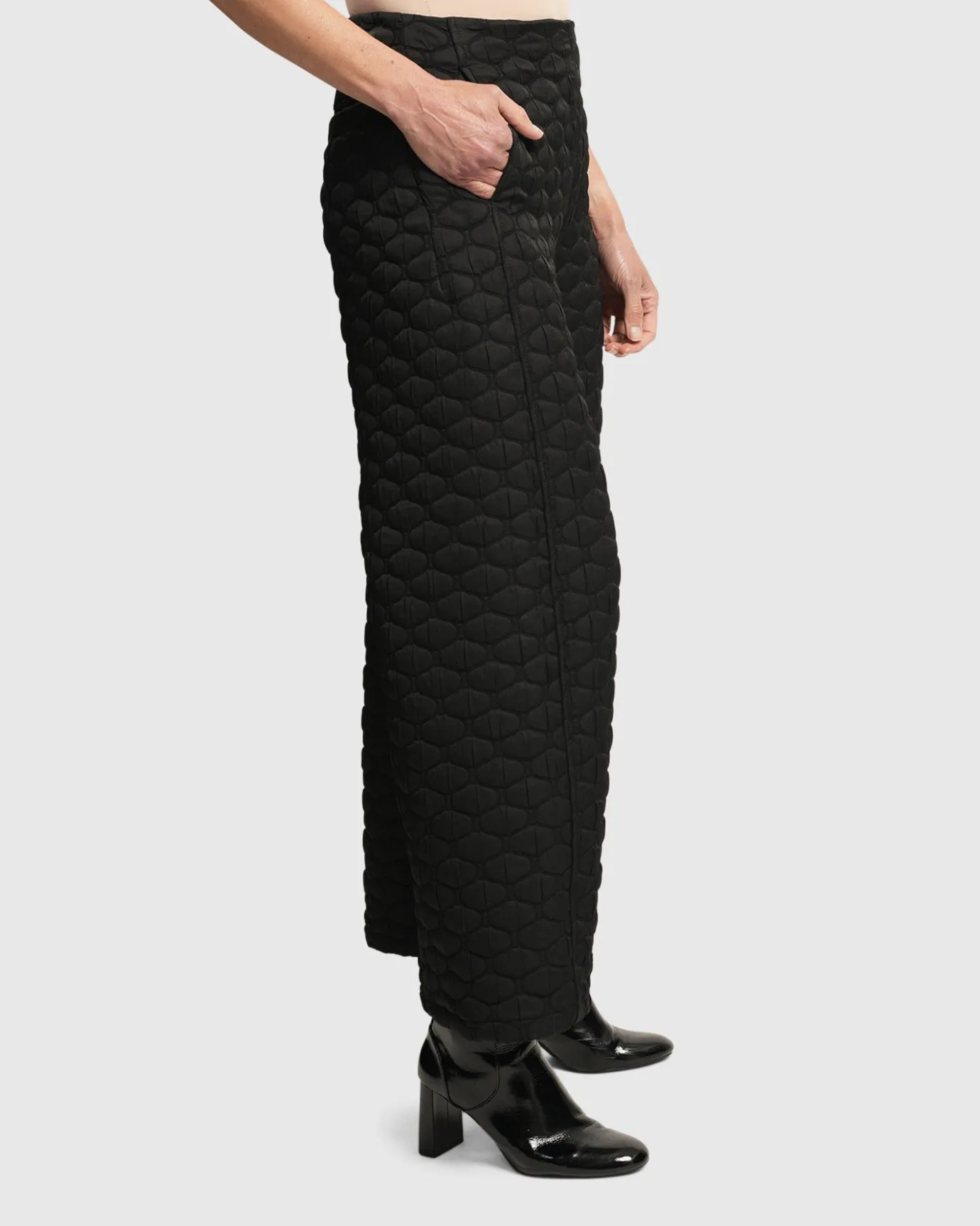 Women Alembika Plus<Urban Soft Punk Culottes, Black