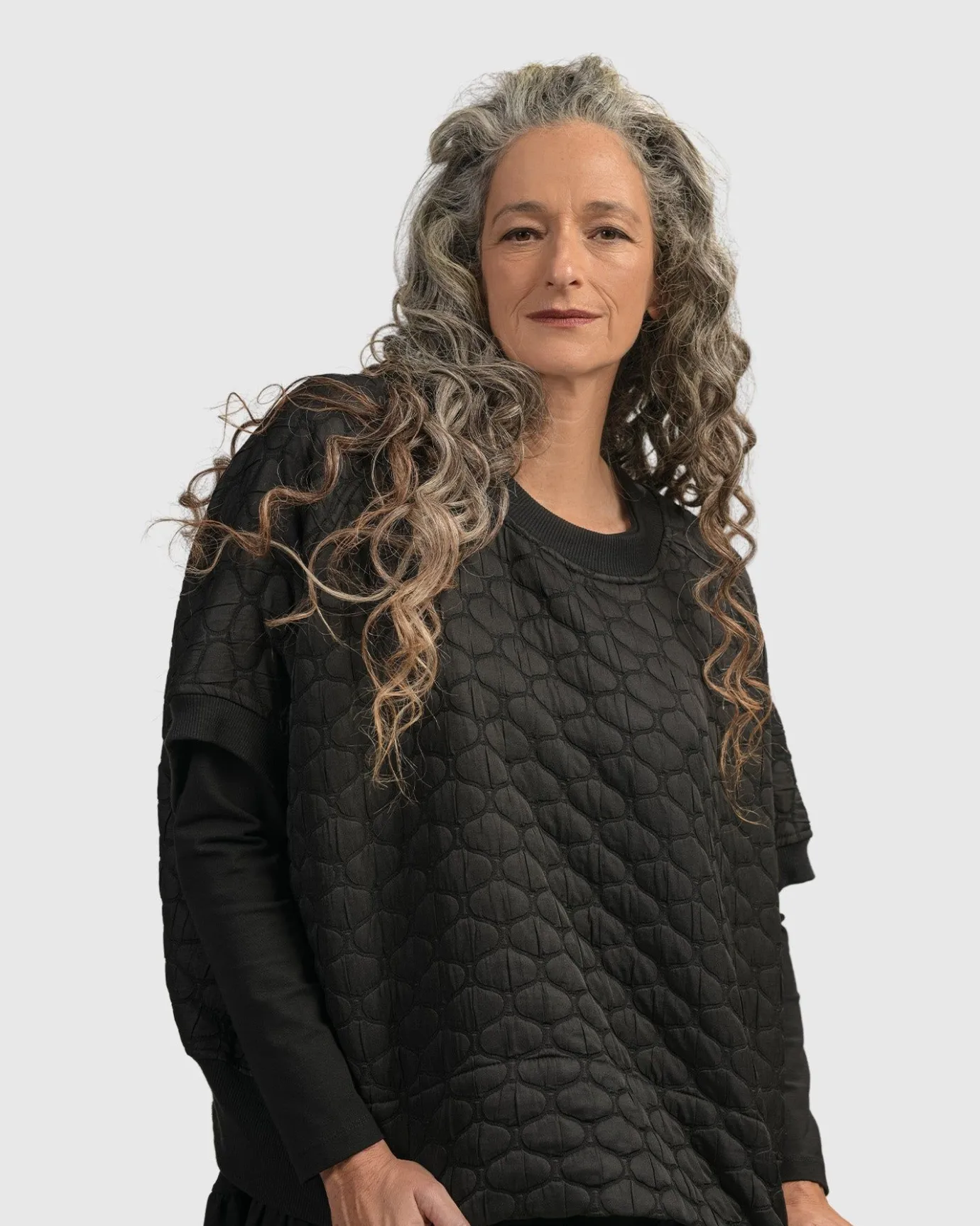 Women Alembika Tops & Tunics<Urban Soft Punk Top, Black