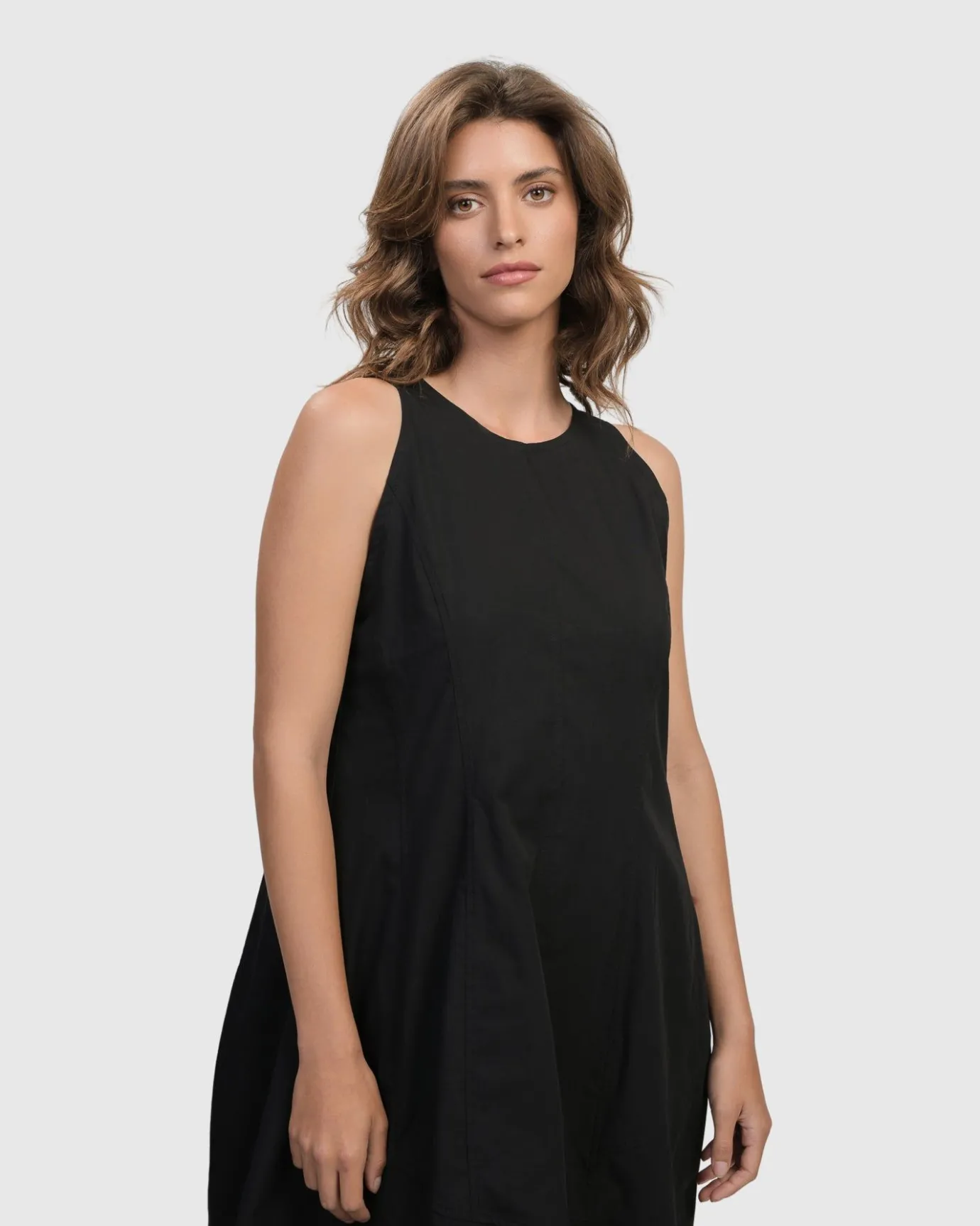Women Alembika Dresses<Urban Soho Sleeveless Cocoon Dress, Black