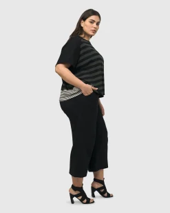 Women Alembika Plus<Urban Splice Boxy Tee, Stripes