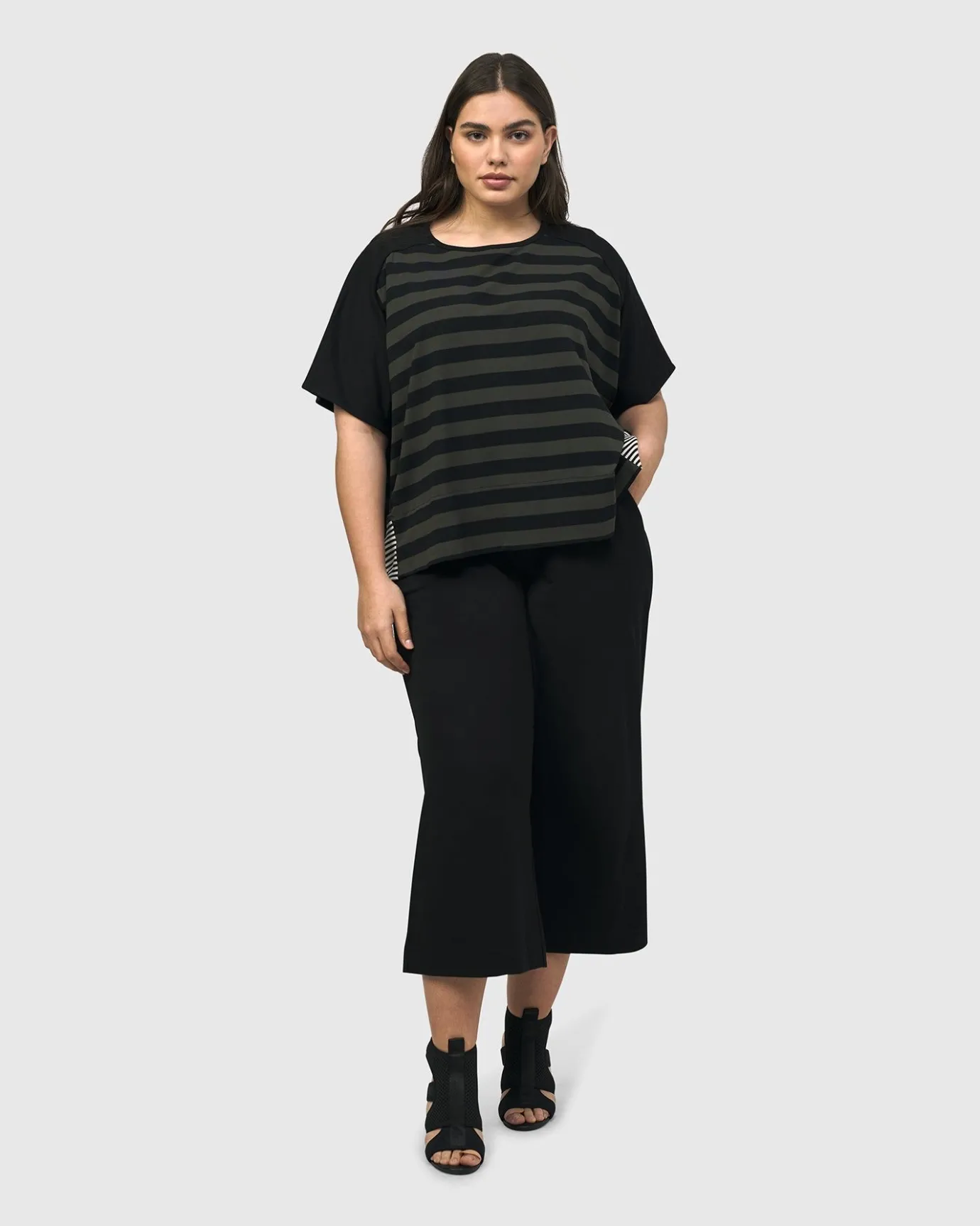 Women Alembika Tops & Tunics<Urban Splice Boxy Tee, Stripes