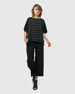 Women Alembika Tops & Tunics<Urban Splice Boxy Tee, Stripes