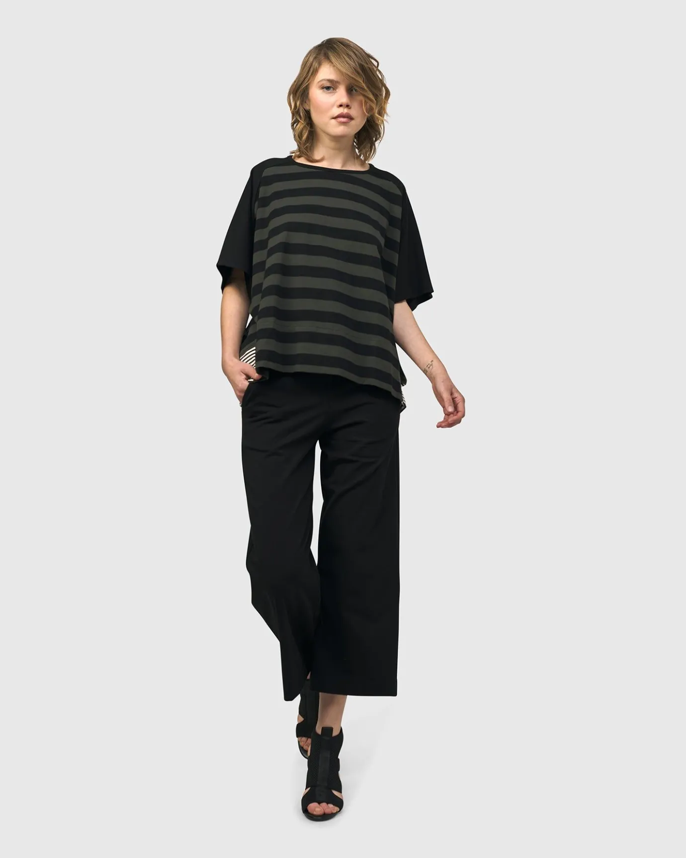 Women Alembika Tops & Tunics<Urban Splice Boxy Tee, Stripes