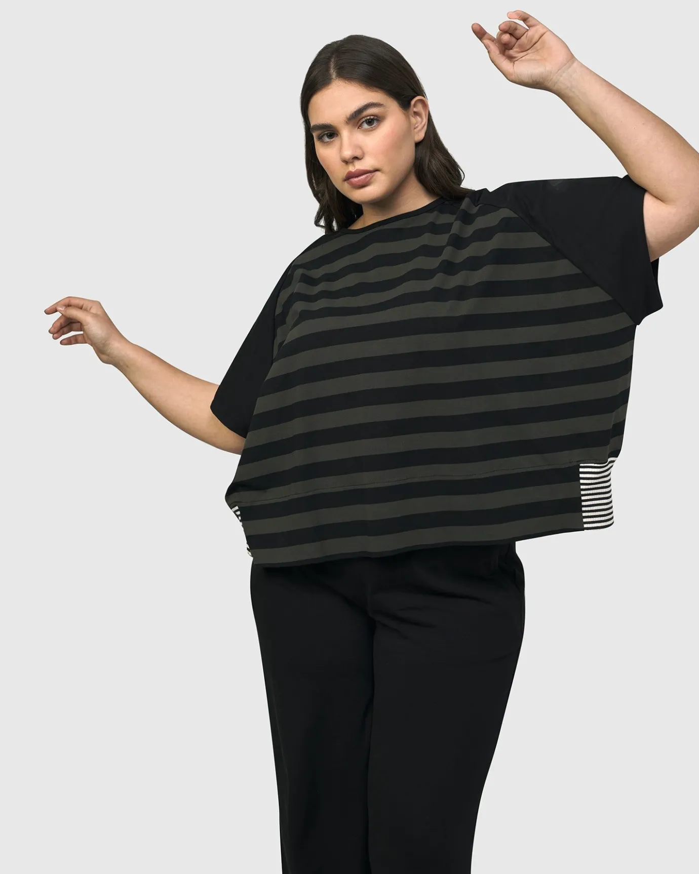 Women Alembika Tops & Tunics<Urban Splice Boxy Tee, Stripes