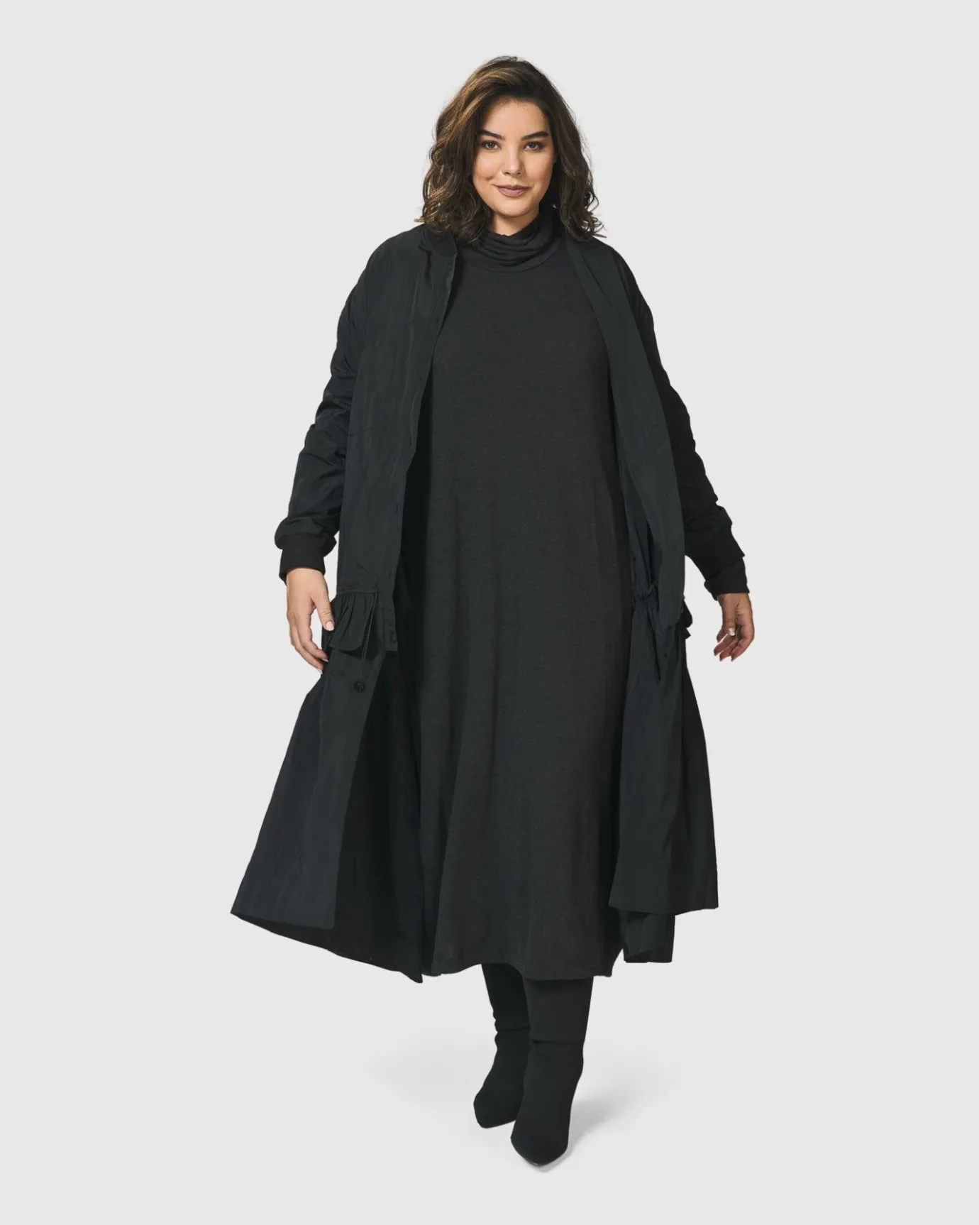 Women Alembika Plus<Urban Sporty Spice Coat Dress