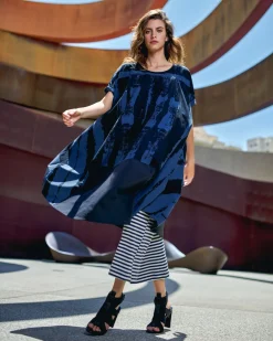 Women Alembika Dresses<Urban Streets Muumuu Dress, Navy