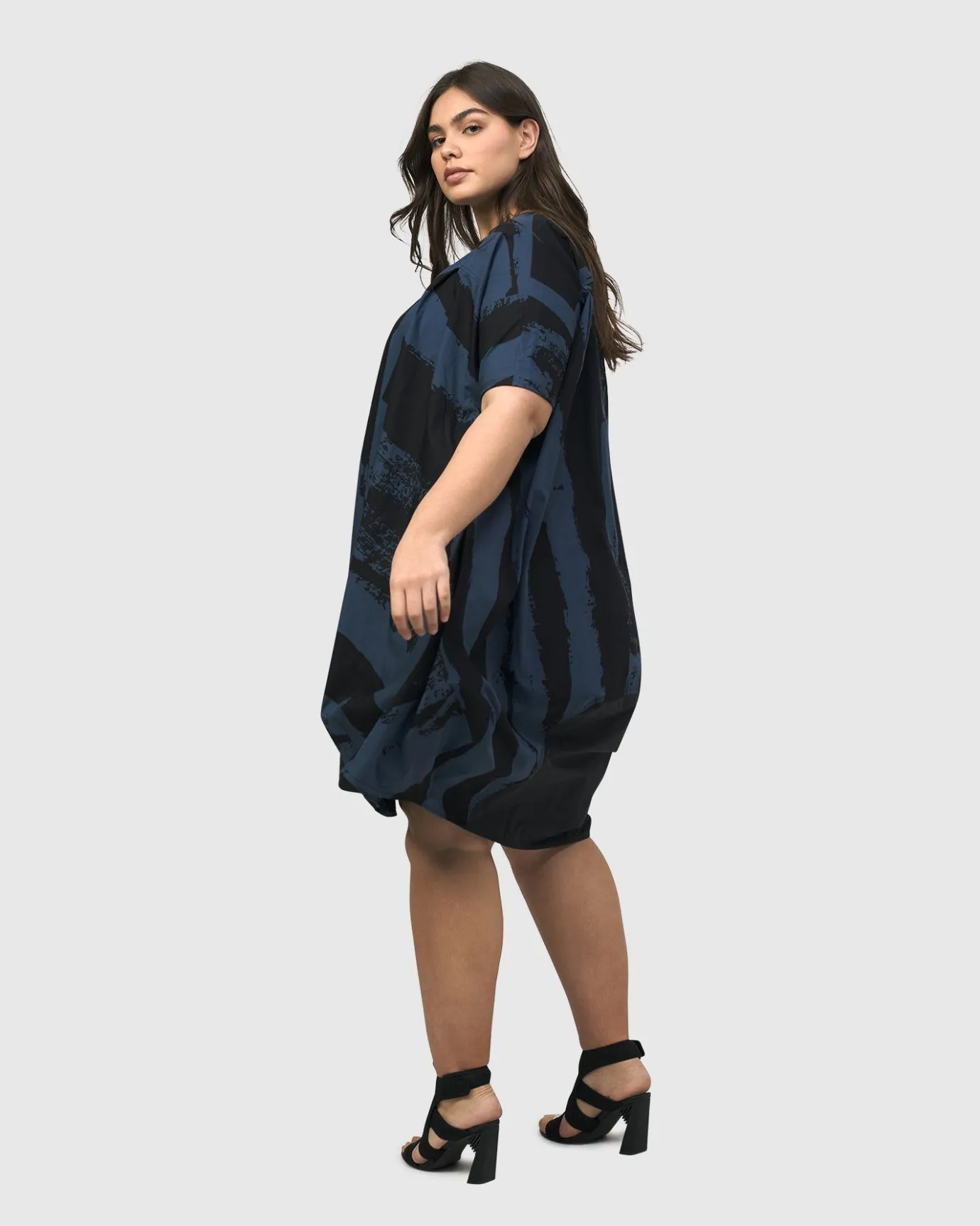 Women Alembika Dresses<Urban Streets Muumuu Dress, Navy