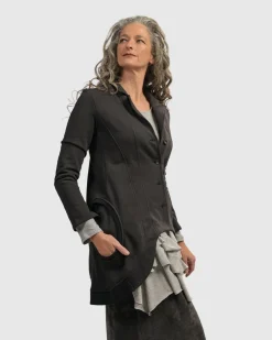 Women Alembika Jackets<Urban Strut Ms Jacket, Black