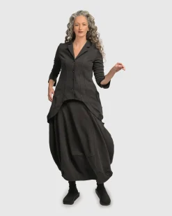 Women Alembika Jackets<Urban Strut Ms Jacket, Black