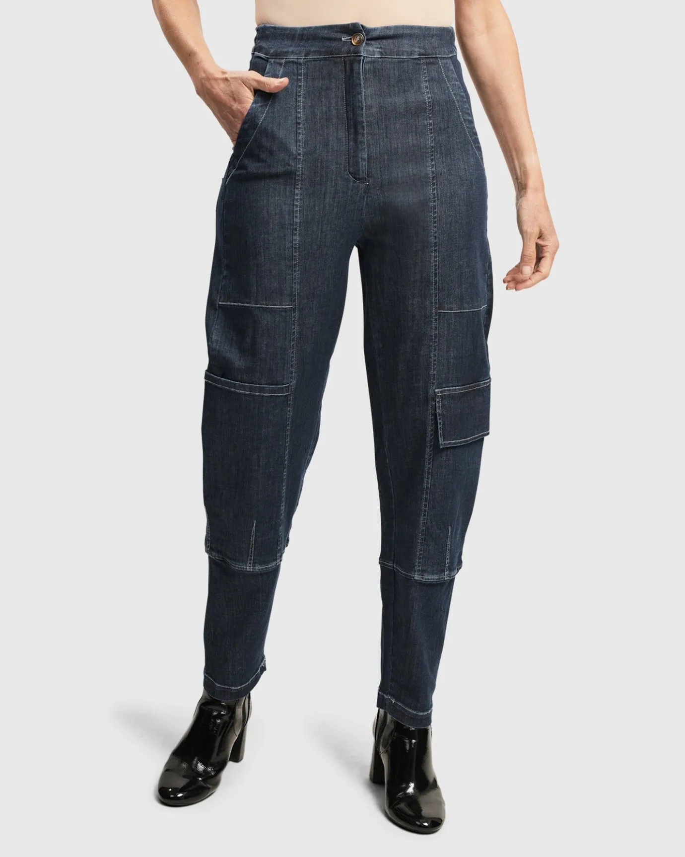 Women Alembika Plus<Urban Strut Pants, Denim