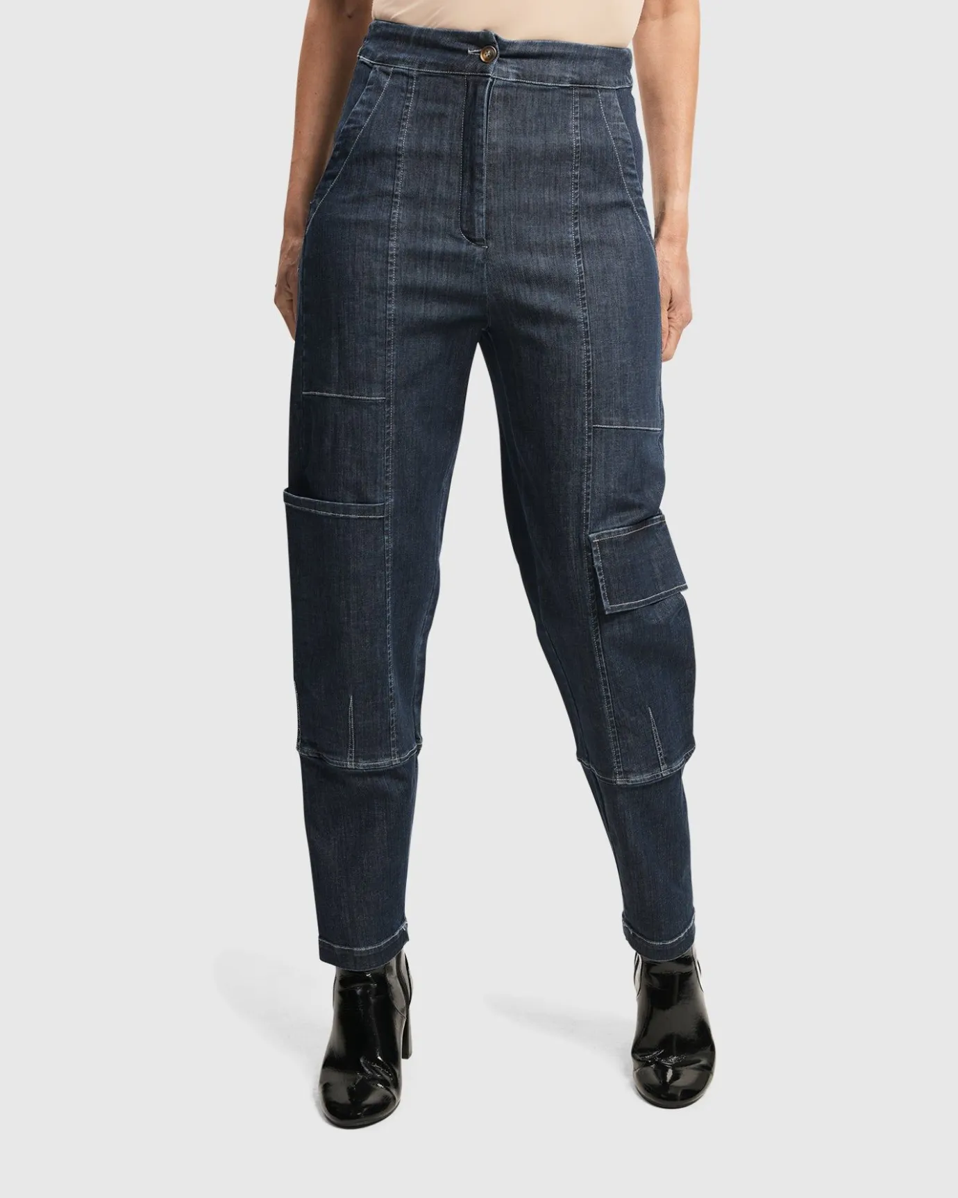 Women Alembika Plus<Urban Strut Pants, Denim