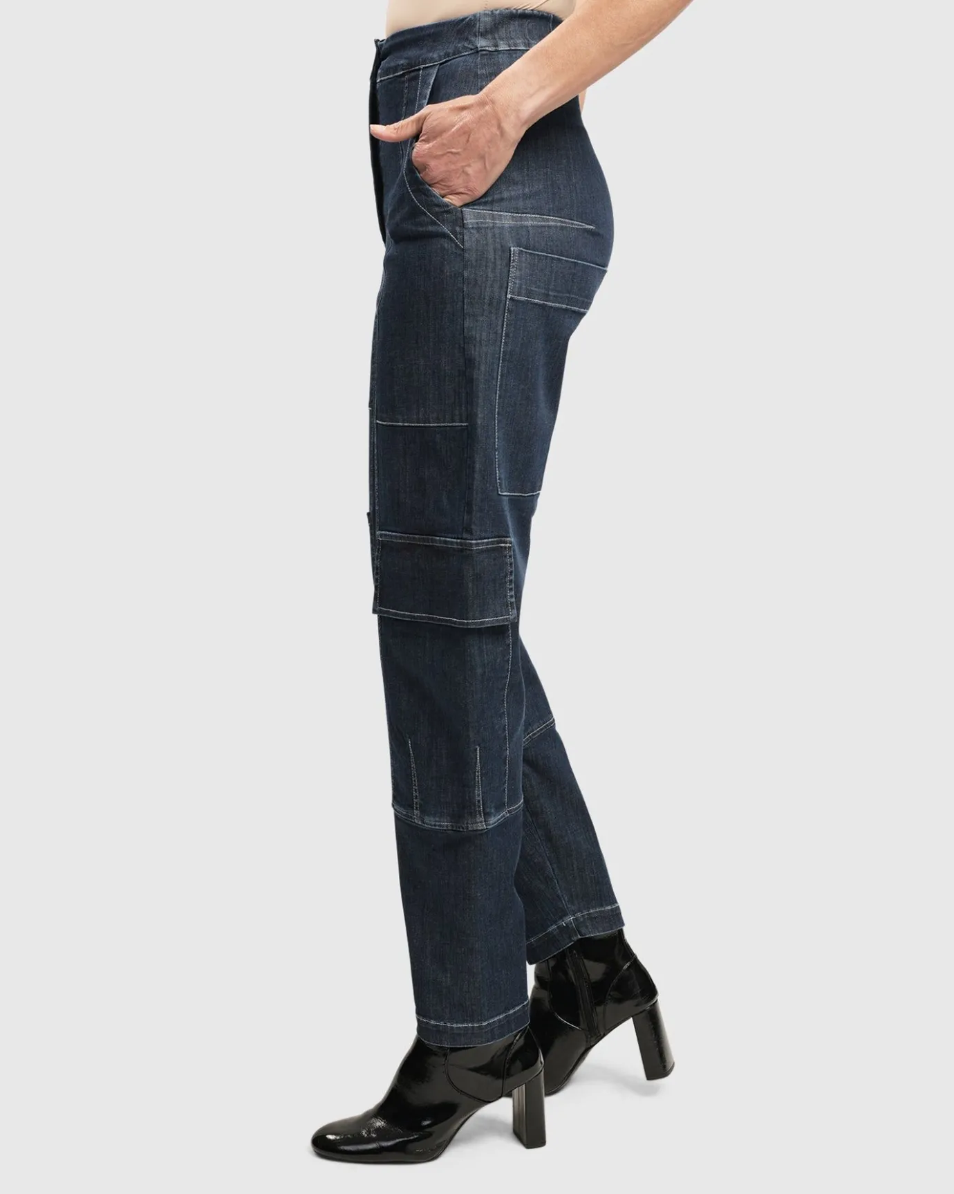 Women Alembika Plus<Urban Strut Pants, Denim