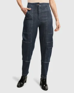 Women Alembika Pants & Skirts<Urban Strut Pants, Denim