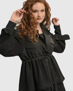 Women Alembika Jackets<Urban Strut Poker Jacket, Black