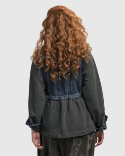 Women Alembika Jackets<Urban Strut Ruched Jacket, Denim