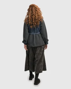 Women Alembika Jackets<Urban Strut Ruched Jacket, Denim
