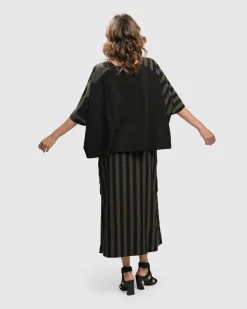 Women Alembika Tops & Tunics<Urban Suntory Cropped Tee, Khaki