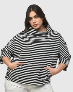 Women Alembika Plus<Urban Trekker Sweatshirt, Black