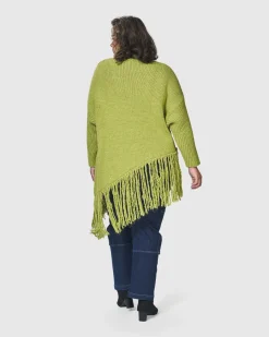 Women Alembika Plus<Urban Turtleneck Tunic Top, Lime
