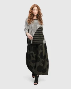 Women Alembika Plus<Urban Twister Top, Stripes