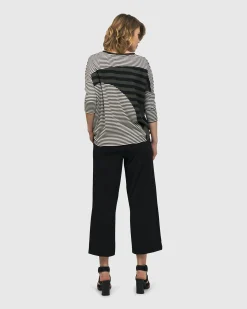 Women Alembika Plus<Urban Twister Top, Stripes