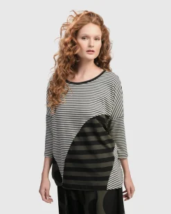 Women Alembika Tops & Tunics<Urban Twister Top, Stripes