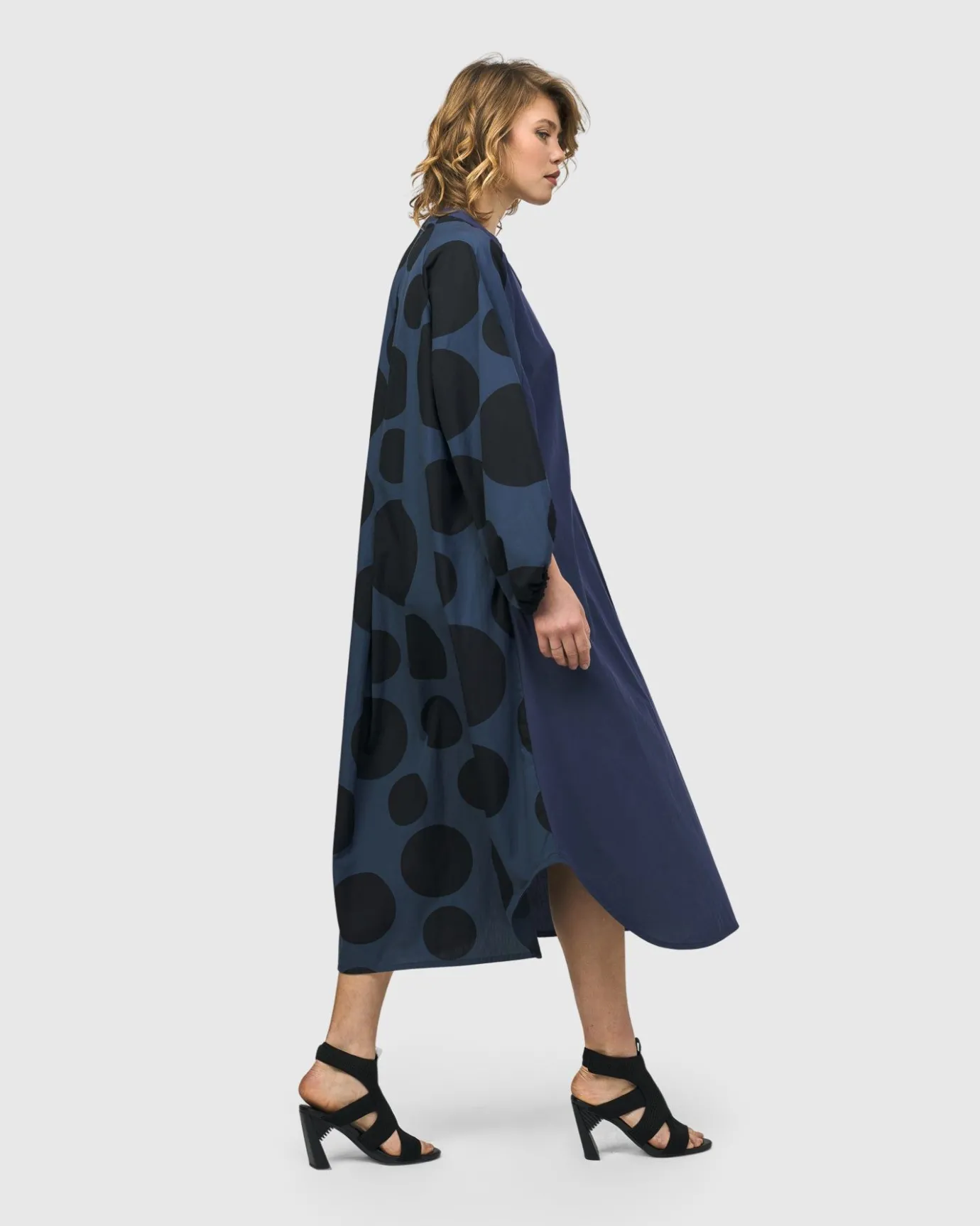 Women Alembika Plus<Urban Vista Caftan Dress, Navy